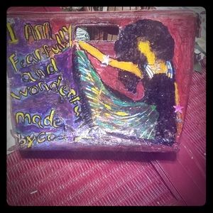 Vintage style magazine clutch